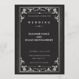 Silver Elegance Collection Wedding Invitation 招待状