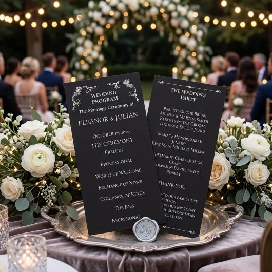 Silver Elegance Collection Wedding Rectangle Stick 長方形シール