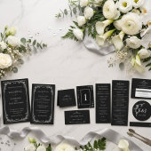 Silver Elegance Collection Wedding Rectangle Stick 長方形シール