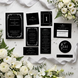 Silver Elegance Collection Wedding Save the Date  セーブザデート