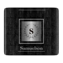 Silver-Embellished Personalized Cutting Board カッティングボード