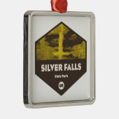 Silver Falls State Park Oregon メタルオーナメント (右)