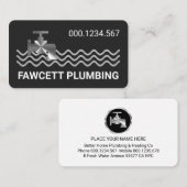 Silver Faucet On Rising Water Waves 名刺 (正面/裏面)