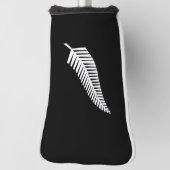 Silver fern flag (NZ) ゴルフヘッドカバー (回転90)