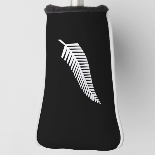Silver fern flag (NZ) ゴルフヘッドカバー (回転90)