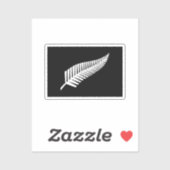 Silver fern flag (NZ) シール (シート)