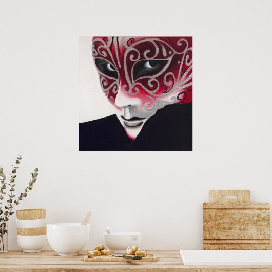 Silver Flair Mask ポスター (キッチン)