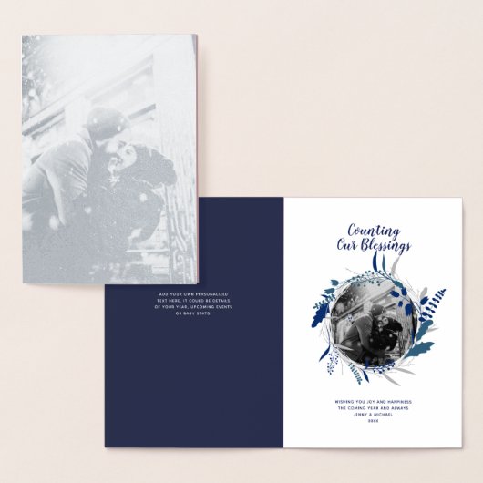 SILVER FOIL 1年目の結婚したレビュー写真 箔カード (ディスプレー)