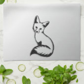 Silver Fox キッチンタオル (折り畳み)