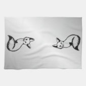 Silver Fox キッチンタオル (横)