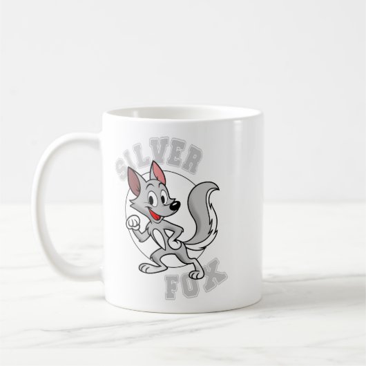 Silver Fox Coffee Mug コーヒーマグカップ (左)