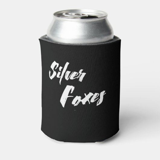 Silver Foxes Stubby Holder 缶クーラー (缶裏面)