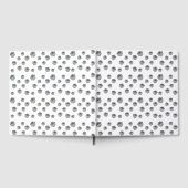 Silver Gift Boxes Elegant Holiday Premium Party ゲストブック (全面)