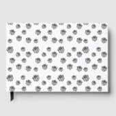 Silver Gift Boxes Elegant Holiday Premium Party ゲストブック (正面)