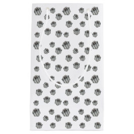 Silver Gift Boxes Elegant Holiday Premium Party スモールペーパーバッグ