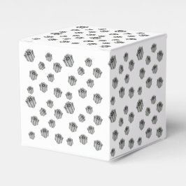 Silver Gift Boxes Elegant Holiday Premium Party フェイバーボックス