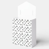 Silver Gift Boxes Elegant Holiday Premium Party フェイバーボックス (オープン)