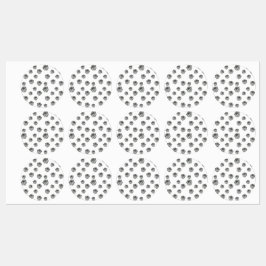 Silver Gift Boxes Elegant Holiday Premium Party ラベル