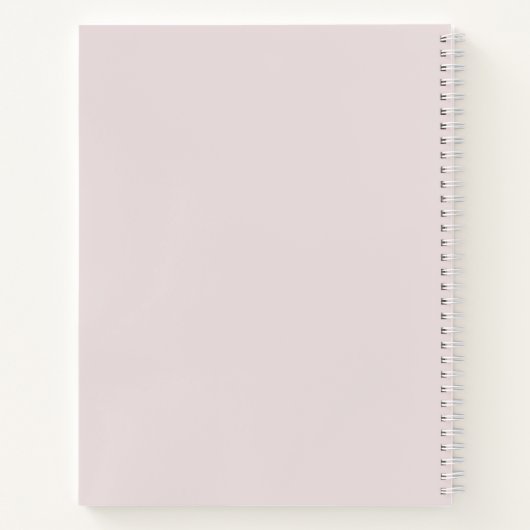 Silver Glitter Frame Pink Bow Baptism Guest Book ノートブック (裏面)