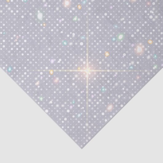 Silver Glitter Texture White Sparkling Diamond 薄葉紙 (詳細)