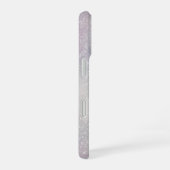 Silver Glitter with Stars iPhone 16ケース (右側面)