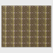 Silver Gold n Black Wrapping Paper ラッピングペーパー (フラット)