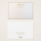 Silver Gray Ombre Script Hair Accessory Display (正面&裏面)