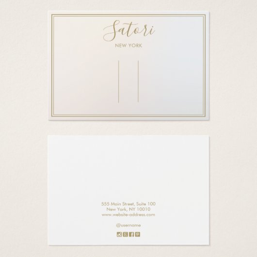 Silver Gray Ombre Script Hair Accessory Display (正面&裏面)