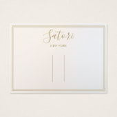 Silver Gray Ombre Script Hair Accessory Display (正面)