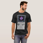 SILVER Handheld Gaming Console Retro 90s Gamer Nos Tシャツ (正面フル)