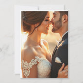 Silver Hearts Bridal Shower Invitation 招待状 (裏面)