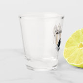 Silver High Heels Black Bow ショットグラス (左)