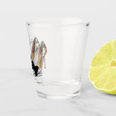 Silver High Heels Black Bow ショットグラス (右)