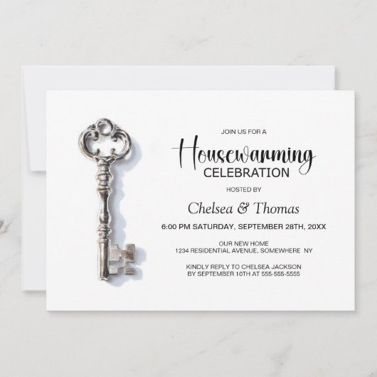 Silver Key Housewarming Party 招待状 (正面)