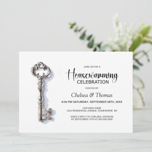 Silver Key Housewarming Party 招待状 (スタンド正面)