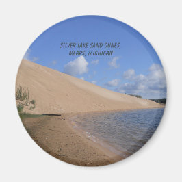 Silver Lake Sand Dunes, Mears, Michigan Magnet マグネット