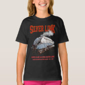 Silver Link - LNER A4形2509号蒸気機関車 Tシャツ (正面)