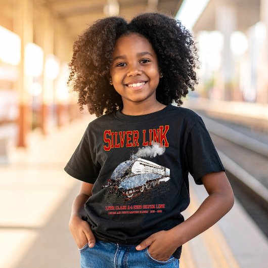 Silver Link - LNER A4形2509号蒸気機関車 Tシャツ