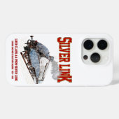Silver Link - LNER A4形 2509号 蒸気機関車 Case-Mate iPhoneケース (裏面 (横))