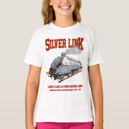 Silver Link - LNER Class A4 2509 Steam Train Loco Tシャツ