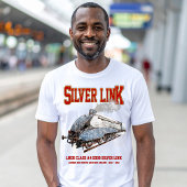 Silver Link - LNER Class A4 2509 Steam Train Loco Tシャツ