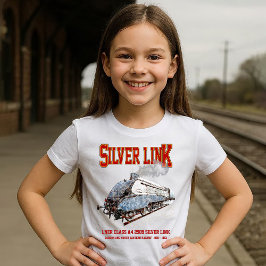 Silver Link - LNER Class A4 2509 Steam Train Loco Tシャツ