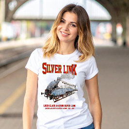 Silver Link - LNER Class A4 2509 Steam Train Loco Tシャツ