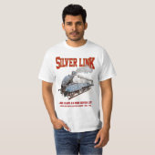 Silver Link - LNER Class A4 2509 Steam Train Loco Tシャツ (正面フル)