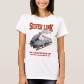 Silver Link - LNER Class A4 2509 Steam Train Loco Tシャツ (正面)