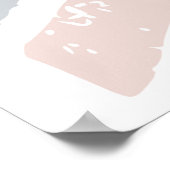 Silver Link LNER Class A4 Locomotive profile flag ポスター (角)