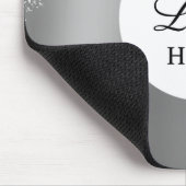 Silver Logo Business Professional Sparkle Glitter マウスパッド (コーナー)