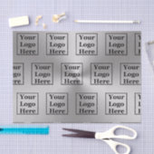 Silver Lookモダンテンプレートロゴはこちら 薄葉紙 (クラフト)