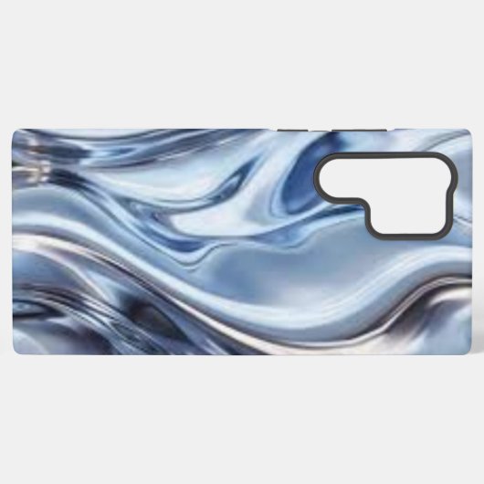 Silver Luxury  Samsung Galaxyケース (裏面横)