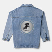 Silver Majestic Bucking Horse Denim Jacket デニムジャケット (裏面)